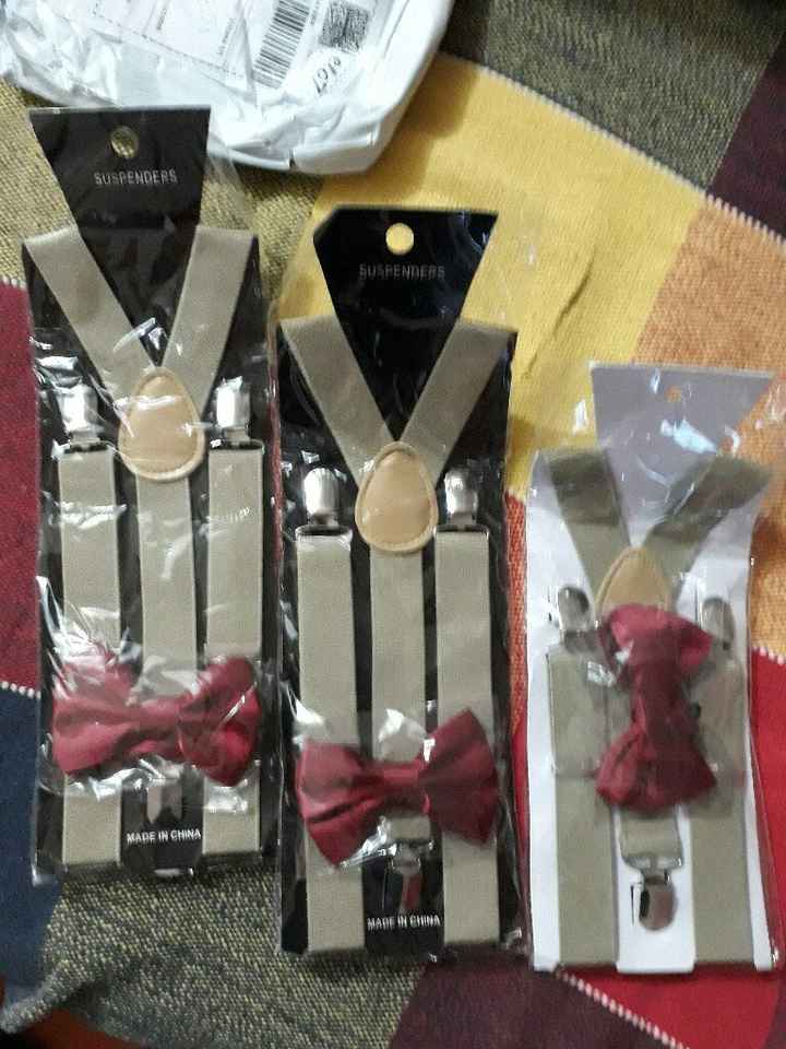  Gravatinhas e suspensórios - Pajens - 1