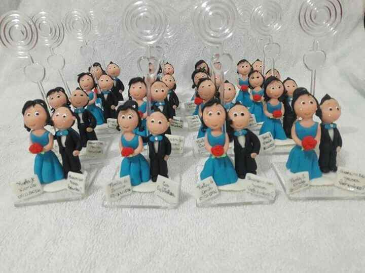 Convite dos padrinhos em biscuit! vem vem - 1