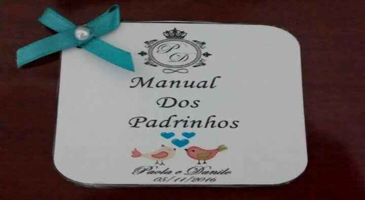 Convite dos padrinhos em biscuit! vem vem - 5