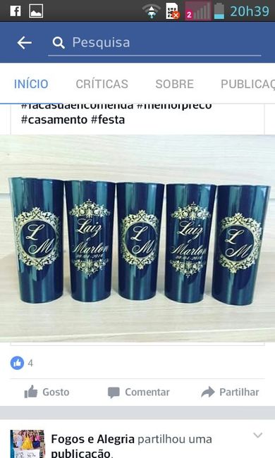 Lembracinhas para madrinhas e padrinhos - 1