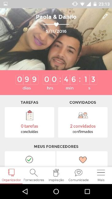 #99 dias...está chegando - 1