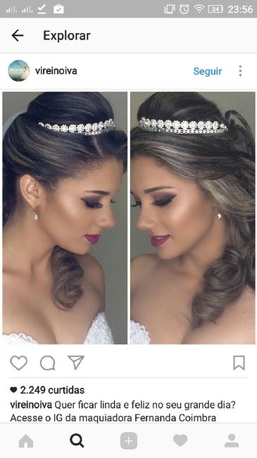 Noiva princesa ou guerreira? - O penteado - 1