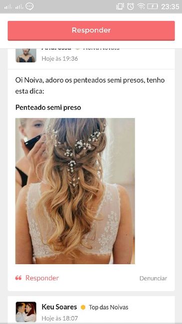 Noiva princesa ou guerreira? - O penteado - 2