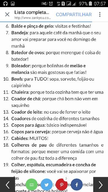 Lista de presente - 7