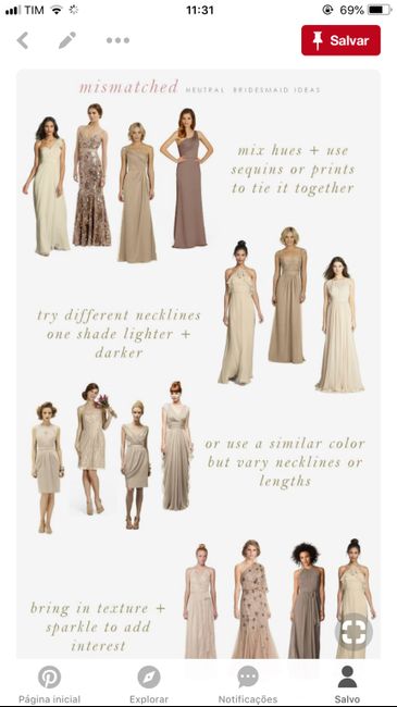 Qual cor para vestido das madrinhas e mães ? 3