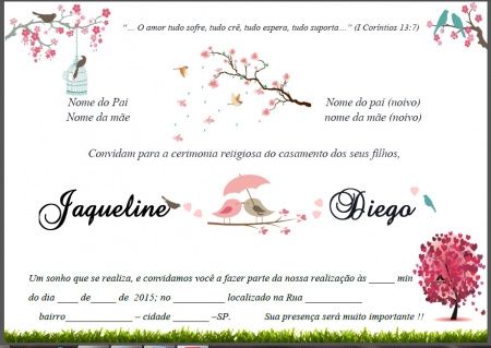 Meu convite (quem quiser) deixem o email