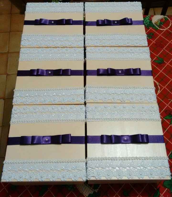 Caixas de padrinhos