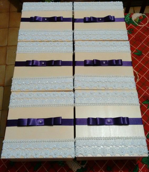 Caixas de padrinhos