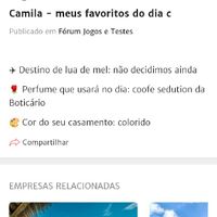 ÚLTIMO PASSO: Compartilhe seus favoritos de casamento! - 1