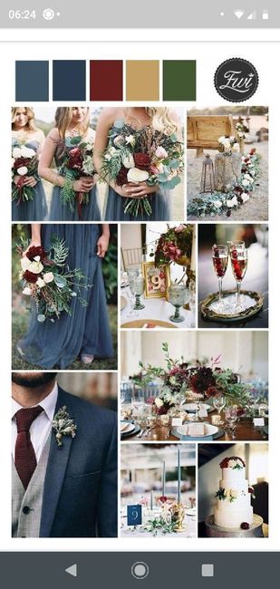 Paleta de cores do casamento 8