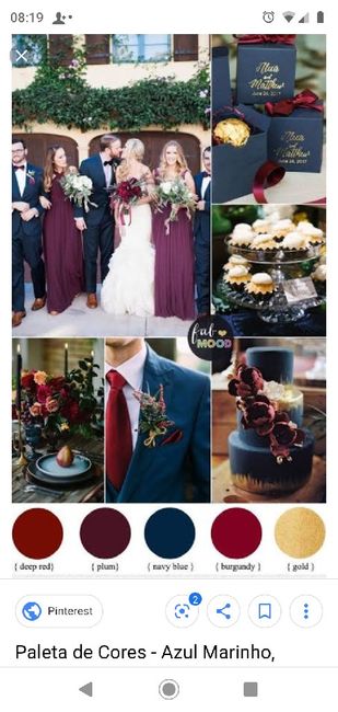 Paleta de cores do casamento 9