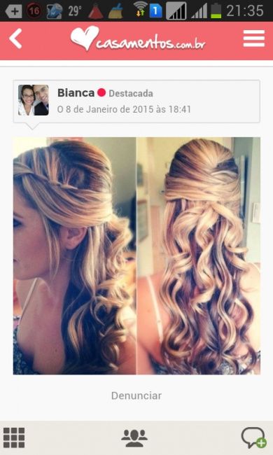 Cabelo liso: preso ou solto? - 1