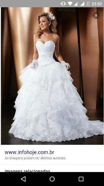Como serão o vestido de vcs noivasw - 1
