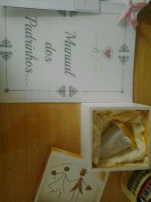 Fotos (detalhes) dos convites dos padrinhos - 2