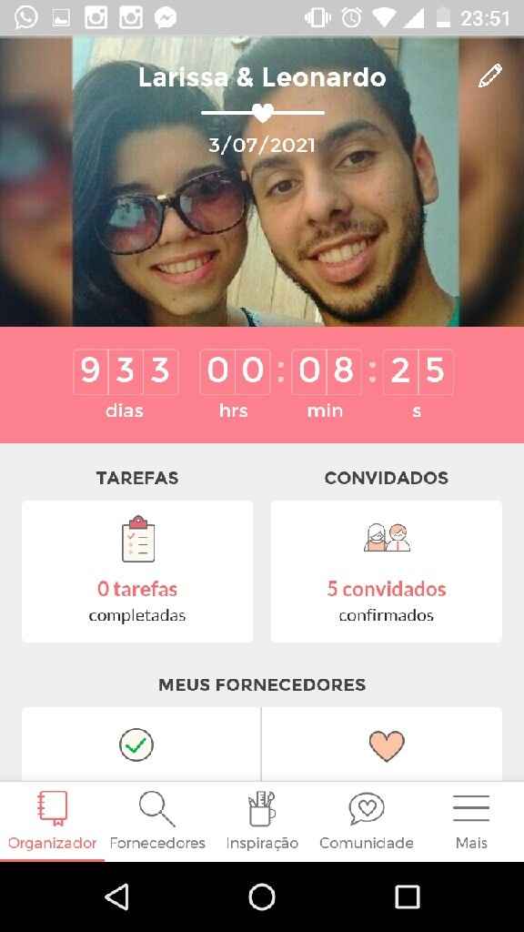 Quantos dias falta para o grande dia? - 1