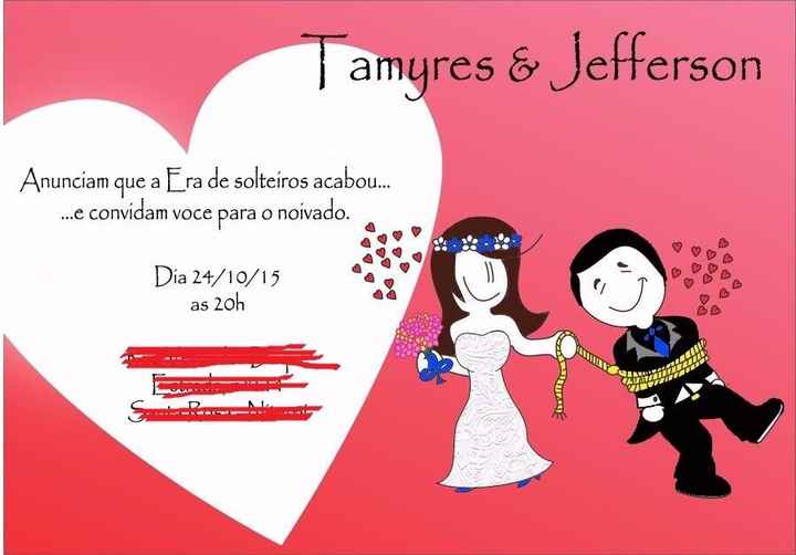 Nosso convite DIY
