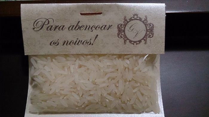 Inspiração: "Chuva de arroz"