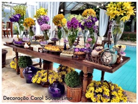ROXO COM AMARELO