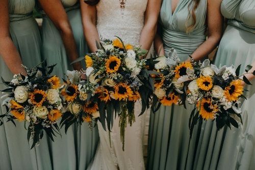 Casamento com a flor girassol 8
