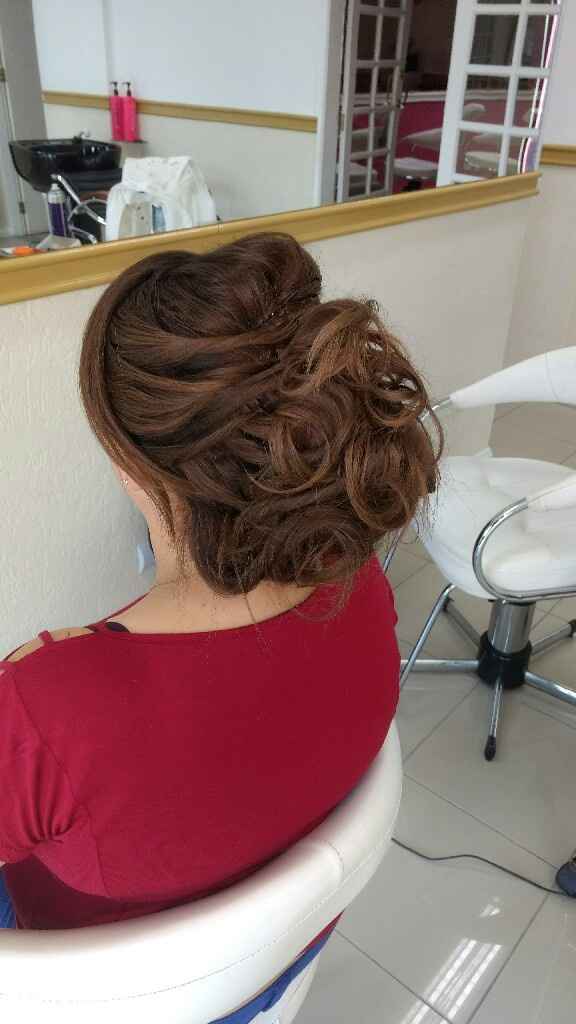 Teste cabelo e maquiagem - 1