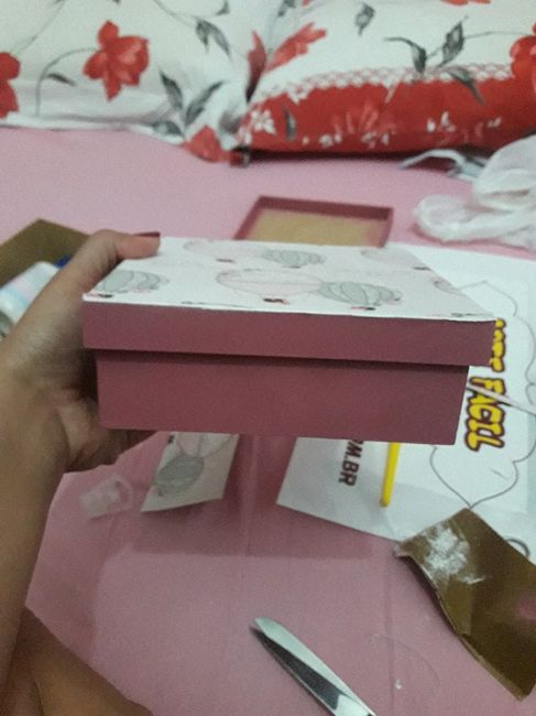 Diy caixinha Daminha - 2