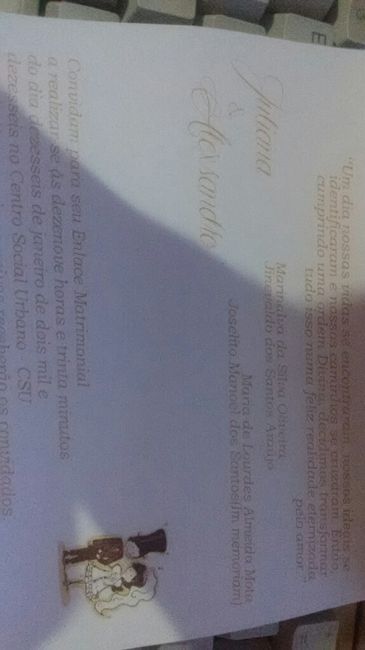 Meus convites de casamento - 2