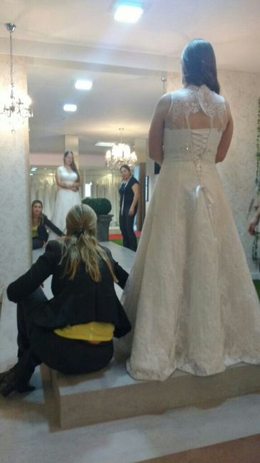  Primeira prova do vestido...😍😍😍 - 1