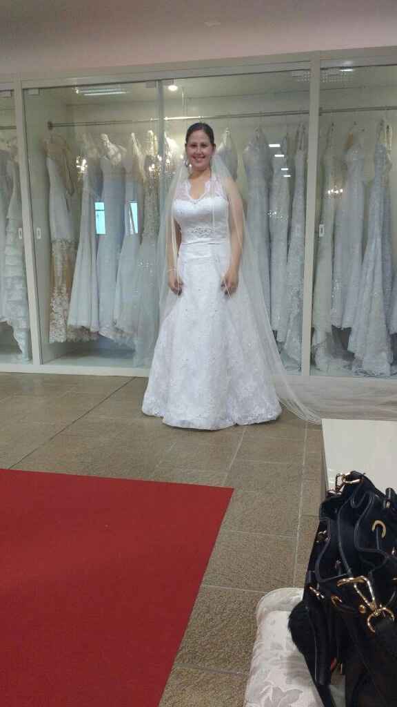  Primeira prova do vestido...😍😍😍 - 1