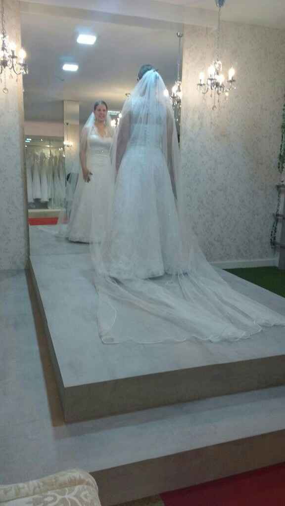  Primeira prova do vestido...😍😍😍 - 1