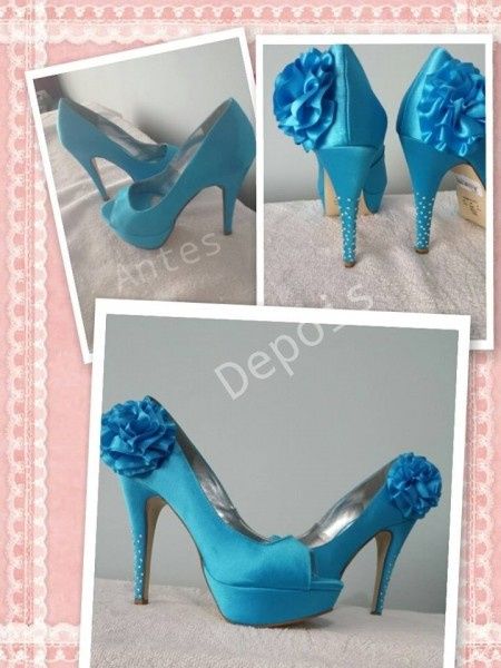 Sapato azul tiffany - 1