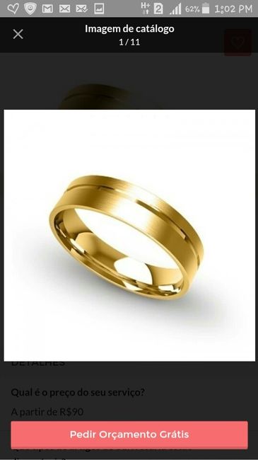 Minha aliança de casamento - 1