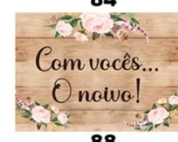 Plaquinhas - Ideias e Modelos - 2