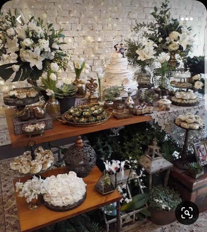 Decoração verde e branca - 7