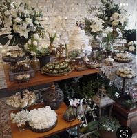 Decoração verde e branca - 2