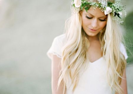Penteado e coroa