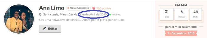 Quando comecei no casamentos.com