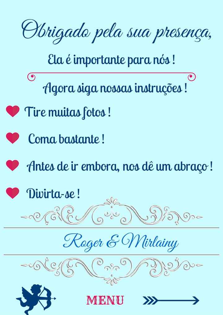 Capa do Menu