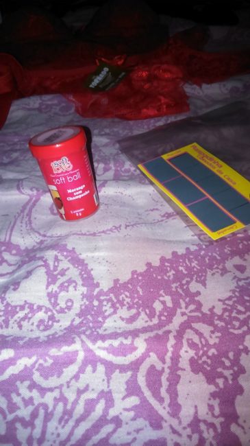 Ganhei até raspadinha e bolinhas para massagem
