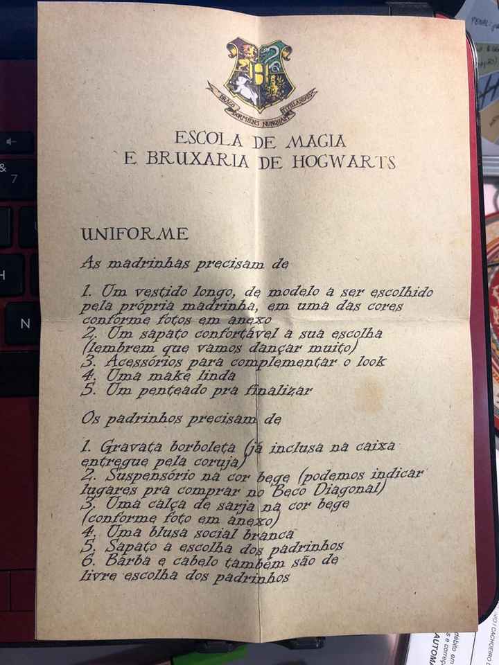 Convite dos Padrinhos: hp e Marvel feelings - 5