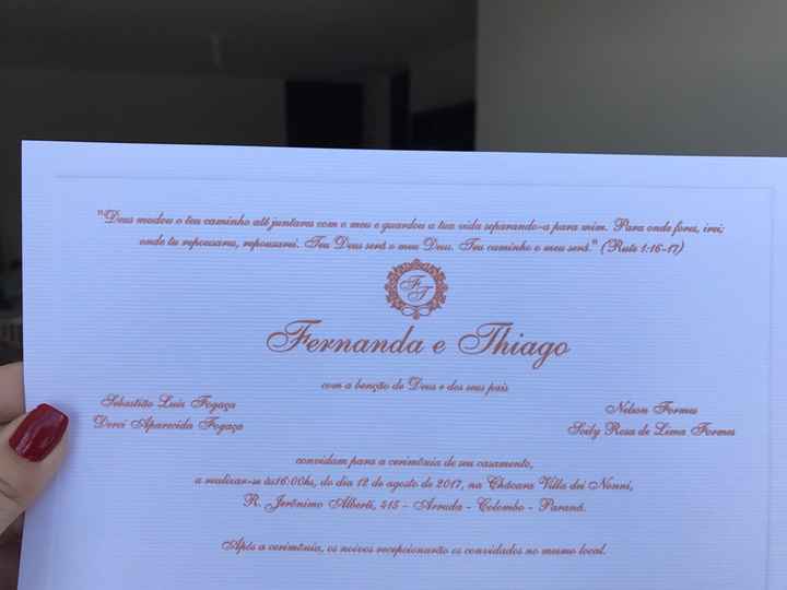 Meu convite de casamento #vemver - 4