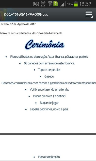 Minha decoração cerimônia  #vemver - 1