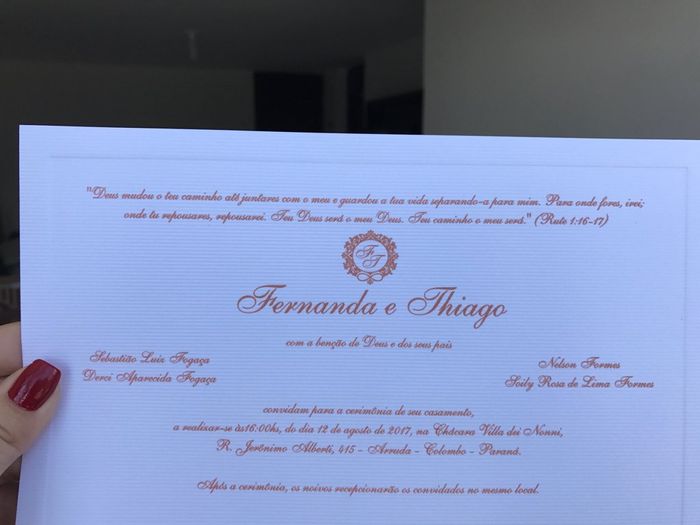 Meu convite de casamento #vemver - 4