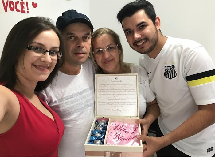 Entregamos os convites dos pais e padrinhos - 3