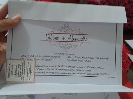 Convite de casamento DIY - 3