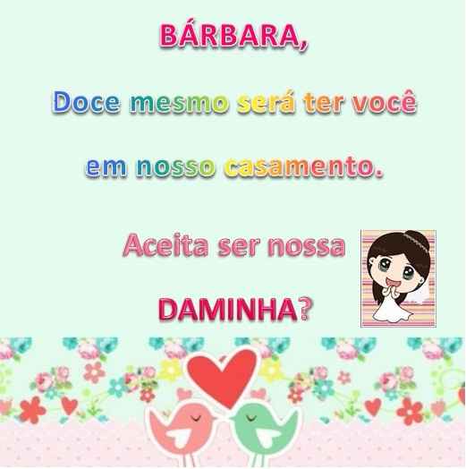 convite daminha