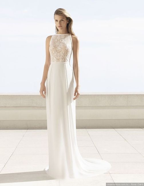 7 vestidos de noiva com decote fechado 👰 4