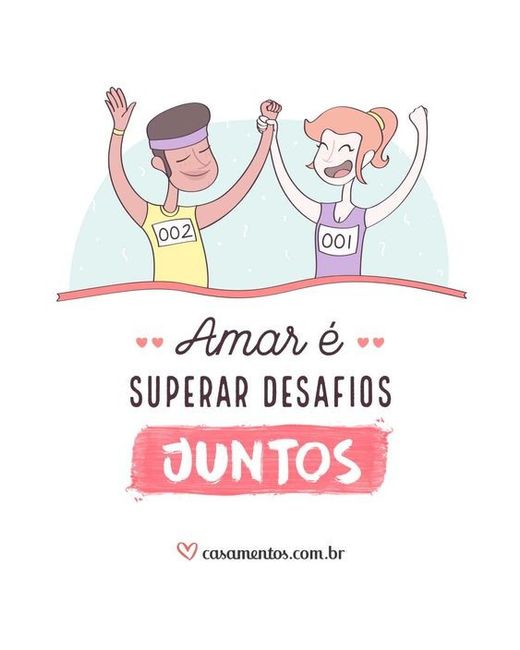 Qual destas frases define vocês como casal? 6