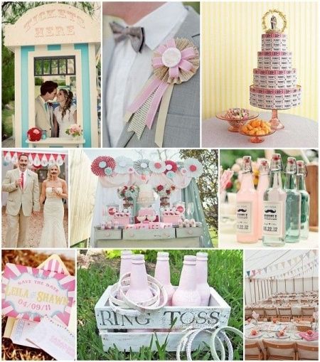Casamento do dia: parque de diversões