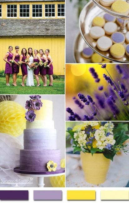 Vote! Combinações de cores para o casamento