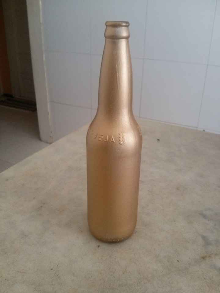 garrafa metalizada